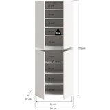 Livetastic Omara Za Čevlje Scarpa, Bela | Shoptok.si
