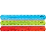  Ravnilo westcott 30cm flexi mix barve e-10222 00 | Shoptok.si