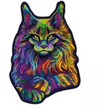 WOODEN CITY Rainbow Wild Cat Wooden Puzzle M (140 delova)