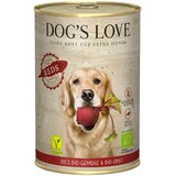  Dog´s Love Bio Vegan 6 x 400 g - Rdeče sadje in zelenjava | shoptok.hr