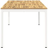  Stol za večeru u vrtu Bijela 196 x 100,5 x 75 cm | shoptok.hr