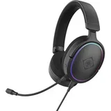 Slušalice s Mikrofonom 7.1 Surround, Memorijska Pjena, RGB, USB, Crne
