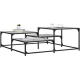  Stolić za kavu boja hrasta 107x107x40 cm konstruirano drvo | shoptok.hr