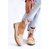 Kesi Comfortable suede women's moccasins beige Lucca | shoptok.hr