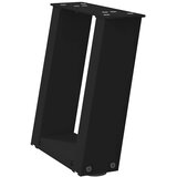  Noge za klub stolić U-oblik 2 kom Crne 30 x (30-31) cm Čelik | shoptok.hr