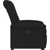  Naslonjač na podizanje od tkanine crni | shoptok.hr