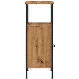 vidaXL Noćni ormarić Artisan hrast 41x31x80 cm izrađeno drvo | shoptok.hr