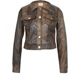 Orsay Brown women's patterned faux leather jacket - Women's | Shoptok.si