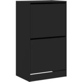 Furnova Omarica za čevlje z 2 predaloma črna 60x42x108 cm, (21954484) | Shoptok.si