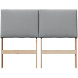  Tapecirani uzglavlje Svijetlo siva 135 cm Čvrsto borovo drvo | shoptok.hr