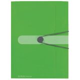 Herlitz Fascikl s klapnama i gumicom PP A4, Easy orga to go, zeleni | shoptok.hr