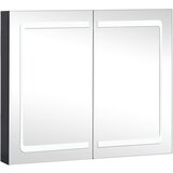 vidaXL LED kopalniška omarica z ogledalom 80x12,2x68 cm, (20801610) | Shoptok.si