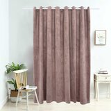 Furnova Zatemnitvena zavesa z obročki žametna starinsko roza 290x245 cm, (21918377) | Shoptok.si