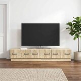 TV ormar Hrast sonoma 147 x 34,5 x 27 cm Konstruirano drvo | Eponuda.com