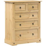 vidaXL Ladičar Corona 92 x 48 x 114 cm od masivne borovine | shoptok.hr