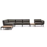 Kave Home Temno siv oblazinjen vrtni kavč (levi kot) Sorells – | Shoptok.si