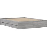  Okvir za krevet s ladicama boja hrasta 140x200 cm drveni | Eponuda.com