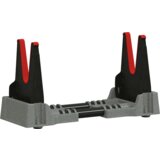 vidaXL Naslon za pucanje Siva 46 x 14 x 19.5 cm Plastika Cijene