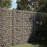 vidaXL Gabionska košara s poklopcem 100x50x200 cm pocinčano željezo | shoptok.hr