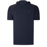 Dewberry T8570 HOODED MEN'S T-SHIRT-PLAIN NAVY BLUE | Shoptok.si