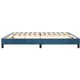 vidaXL okvir za krevet s oprugama tamnoplavi 200x200 cm baršunasti | shoptok.hr