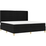 Box spring krevet s madracem Crna 200 x 200 cm tkanina | shoptok.hr