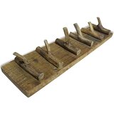  Vješalica za kapute od miješanog recikliranog drva 60 x 15 cm | shoptok.hr