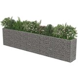  Visoka greda gabion pocinkano jeklo 450x50x100 cm | Shoptok.si