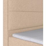 MID.YOU POSTELJA BOXSPRING 140 cm x 200 cm , les, kovina, umetna masa, tekstil naravne barve | Shoptok.si
