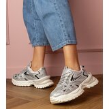 Gemre Silver Carina stylish sole sports sneakers | shoptok.hr
