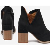 Resti Black women's ankle boots with cut-outs Encura - Footwear | ePonuda.com