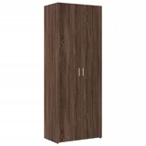 Maison Chic Visoka omara - Komoda - Predalnik rjavi hrast 70x42,5x185 cm inženirski les, (21721530)