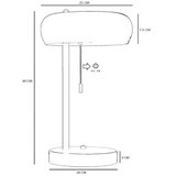 Opviq Smith stolna lampa, žuto-crna | Eponuda.ba