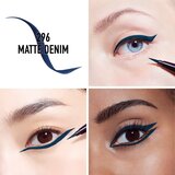 Christian Dior diorshow on stage liner waterproof vodoodporna črtalo za oči za izredno natančen nanos 0,55 ml odtenek 296 matte denim | Shoptok.si