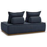 Bobochic Paris Temno modra sedežna garnitura iz tkanine bouclé 175 cm Elisa – | Shoptok.si