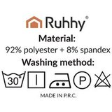 Ruhhy elastična baršunasta navlaka za sofu 190–230 cm, tamnosiva | shoptok.hr