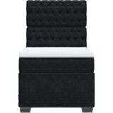 vidaXL box spring krevet s madracem crni 100x200 cm baršunasti | shoptok.hr