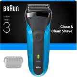 Braun brivnik Series 3 310s moker in suh britvica, modra | Shoptok.si