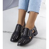 Gemre Black cut-out shoes Irene | Shoptok.si