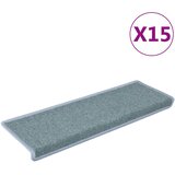  Prostirke za stepenice 15 kom 65x21x4 cm morsko plave pravokutne rubove | shoptok.hr