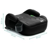 Fillikid Booster/avtosedež Flip deluxe (125-150 cm) z nastavljivim Isofix priključkom in držalom za pijačo, črna | Shoptok.si