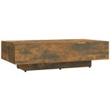 Maison Chic Klubska mizica - kavna mizica - Nizka mizica dimljeni hrast 100x49,5x31 cm inženirski les, (21753636) Cene