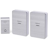Aigostar Komplet 2x bežična zvona 3xAA IP44, srebrne boje | Eponuda.com
