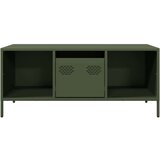 vidaXL Stolić za kavu maslinastozeleni 101,5x50x43,5 cm od čelika | shoptok.hr