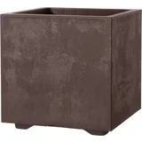 Kocka za rastline "Millenium" z zbiralnikom vode - Brownstone - 25 cm