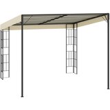  Zidna sjenica 3 x 3 m krem od tkanine | shoptok.hr