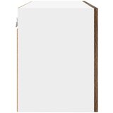 vidaXL Viseča omarica s polico Riga Dimljeni oreh 80 x 31 x 40 cm | Shoptok.si