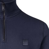 Boss Quarter Zip Zetrust Sweatshirt Dark Blue Plava | shoptok.hr