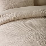 Catherine Lansfield Bež posteljnina za zakonsko posteljo 200x200 cm Folkstone Geo – | Shoptok.si