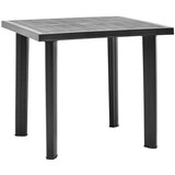 vidaXL Vrtna miza antracitna 80x75x72 cm plastika Cene